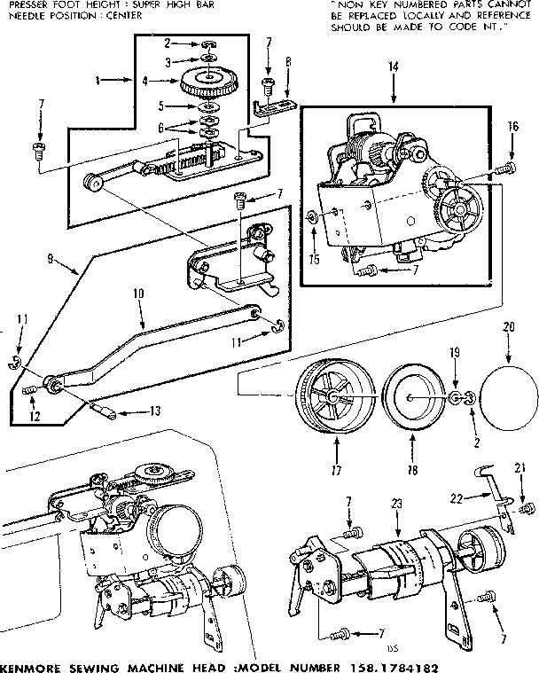 Zigzag guide assembly