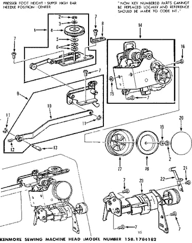 Zigzag guide assembly