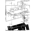 Kenmore 1581784183 bobbin winder and top plate diagram