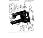 Kenmore 1581784183 tension release and face covers diagram