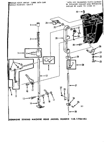 Presser bar assembly