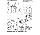 Kenmore 1581784183 motor assembly and foot control diagram