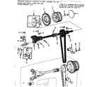 Kenmore 15817850 clutch wheel assembly diagram