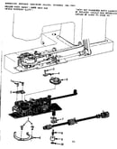 Bobbin case and feed dog