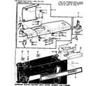 Kenmore 1581786080 bobbin winder and top plate diagram