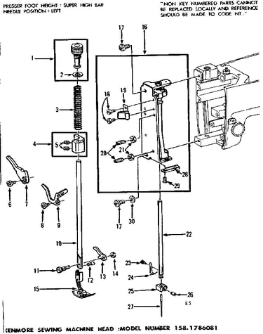 Presser bar assembly