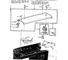 Kenmore 15817910 bobbin winder and top plate diagram