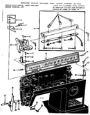 Thread tension and control panel