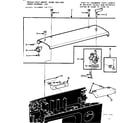 Kenmore 15817911 bobbin winder and top plate diagram
