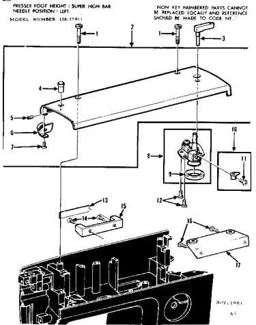 Bobbin winder and top plate