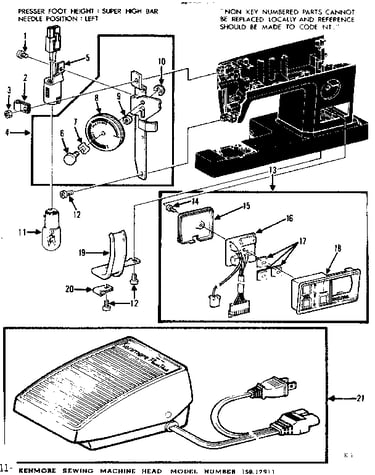 Control panel and foot control