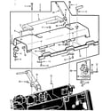 Kenmore 1581792080 bobbin winder and top cover diagram