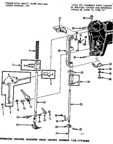 Presser bar assembly