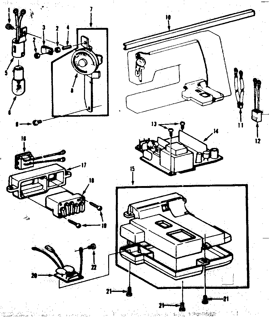Main control assembly