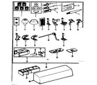 Kenmore 1581792080 attachment parts diagram