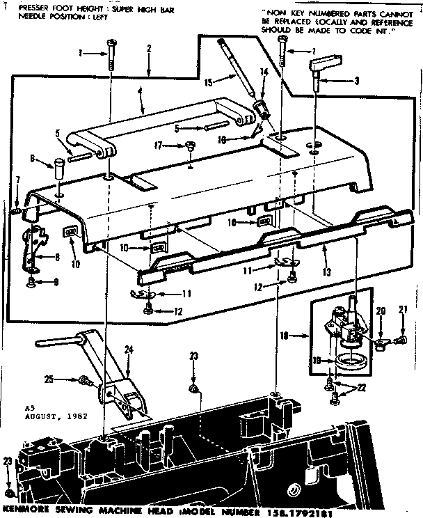 Bobbin winder and top cover