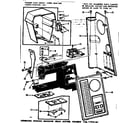 Kenmore 1581792181 control panel and thread tension  assenbly diagram