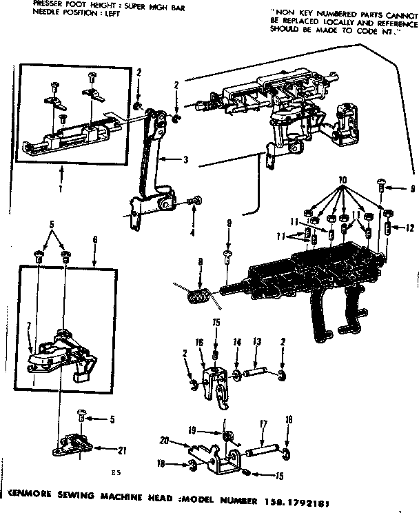 Buttonhole control assembly