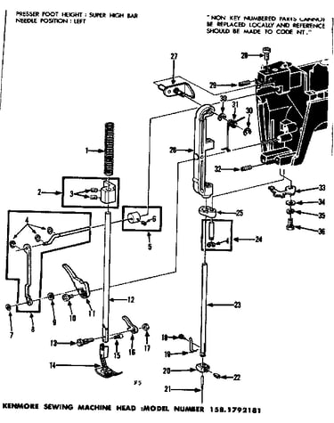 Presser bar assembly