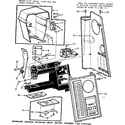 Kenmore 1581792183 control panel and face plates diagram