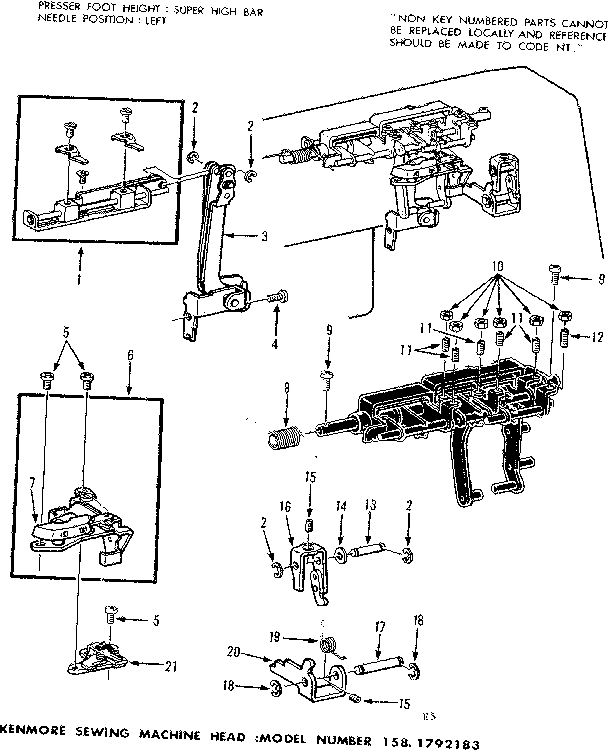 Buttonhole control assembly