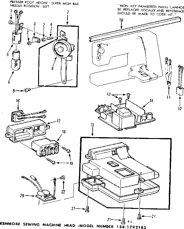 Mian control assembly