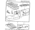 Kenmore 1581792183 foot control and templates diagram