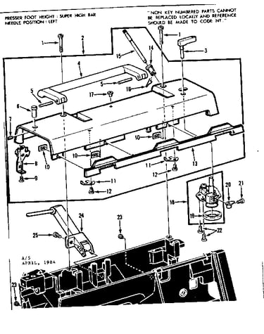 Bobbin winder and top cover