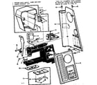 Kenmore 1581792184 control panel and face plates diagram