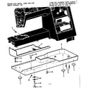 Kenmore 1581792184 base assembly diagram