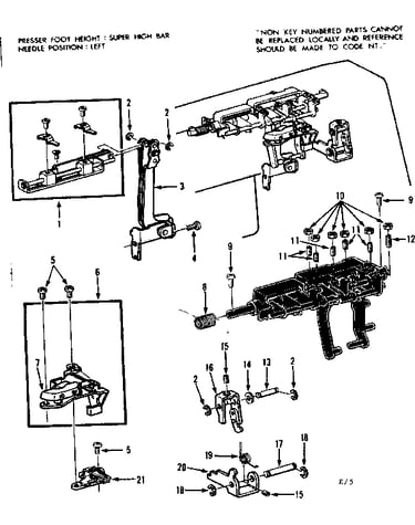 Buttonhole control assembly