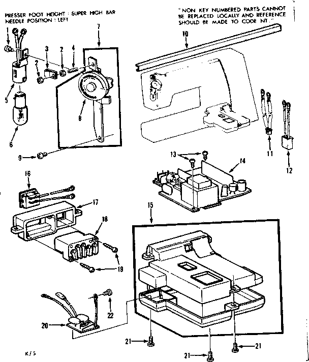 Main control assembly