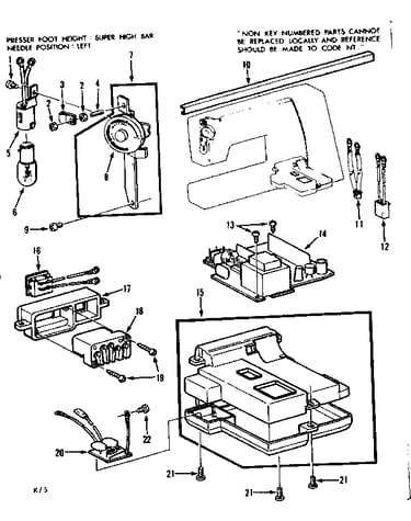 Main control assembly