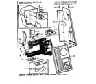 Kenmore 1581792280 control panel and face plates diagram