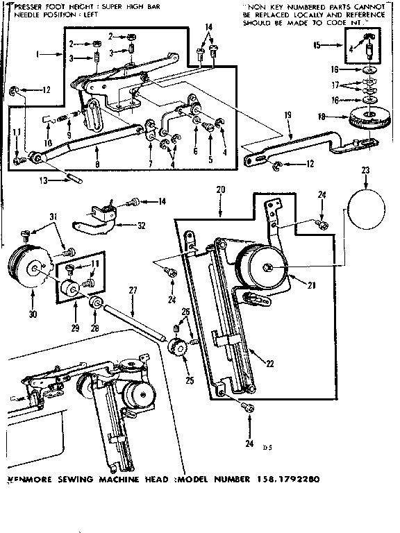 Zigzag guide assembly