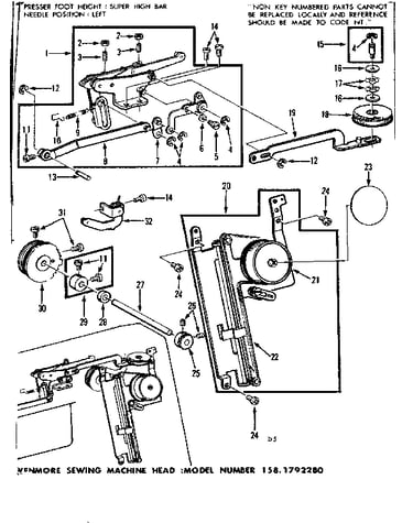 Zigzag guide assembly