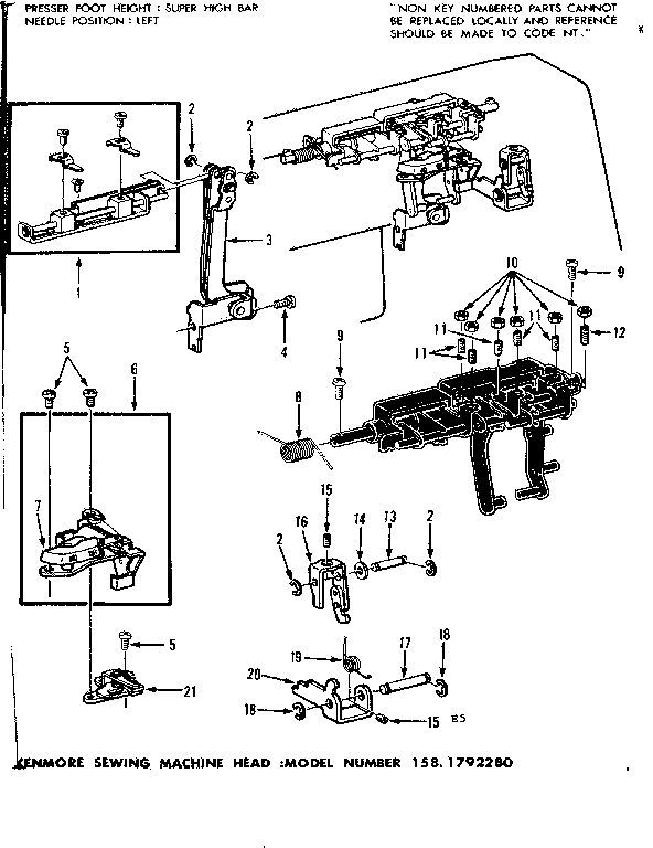 Buttonhole control assembly
