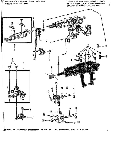 Buttonhole control assembly