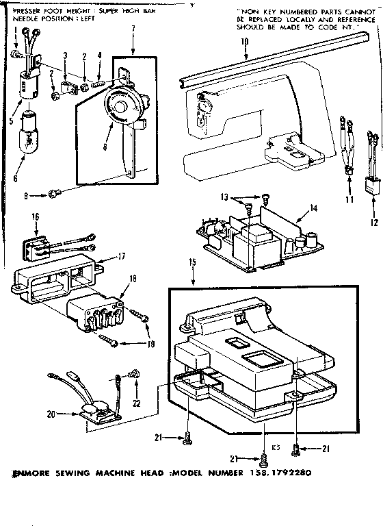 Main control assembly
