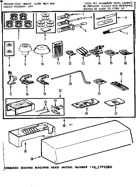 Attachment parts