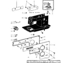 Kenmore 15818034 bobbin winder and face plate diagram