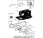 Kenmore 15818130 bobbin winder and face plate diagram