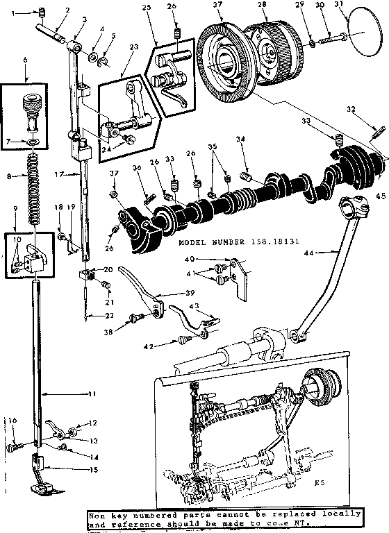 PRESSER BAR ASSEMBLY