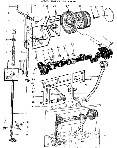 Presser bar assembly