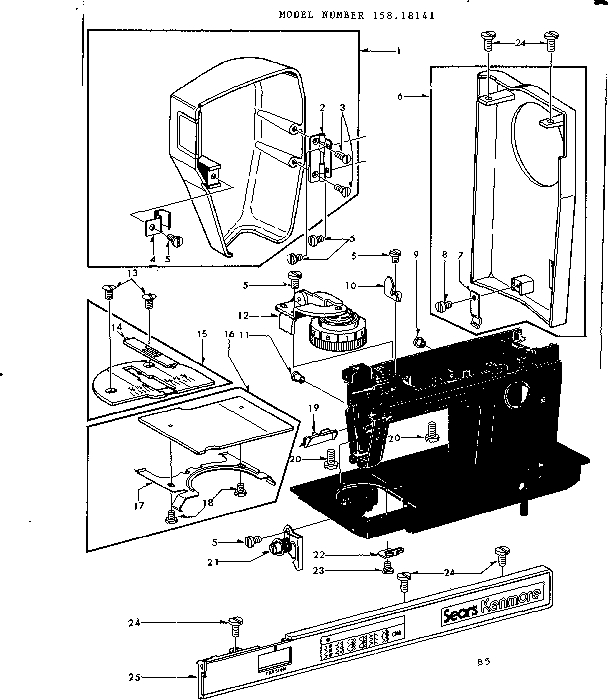 THREAD TENSION AND FACE PLATES