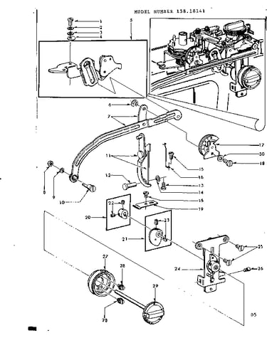 Zigzag guide assembly