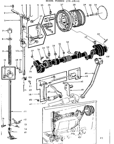 Presser bar assembly