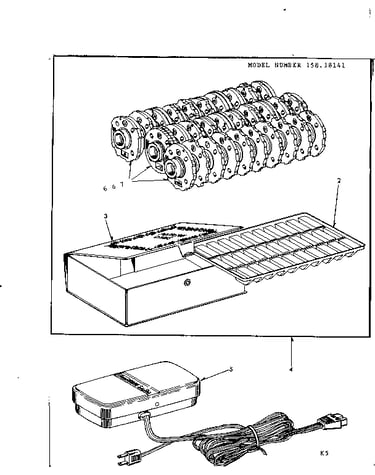 Pattern disc and foot control