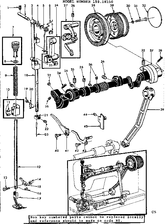 Presser bar assembly