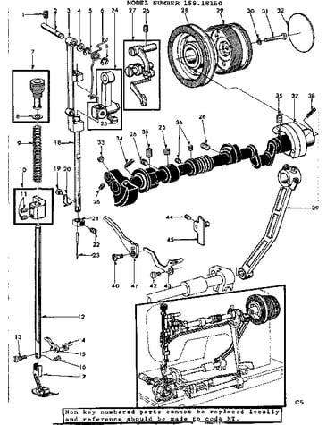 Presser bar assembly